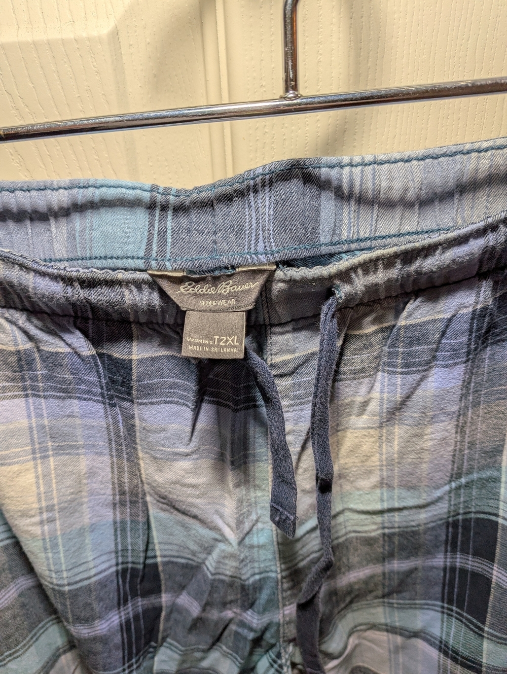 2XL Tall Eddie Bauer Women's Flannel PJ Pants - Picture 2 of 4